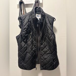 Old Navy Black Quilted Vest